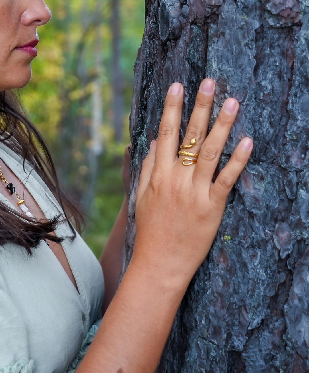 Anillo Serpiente Coatlicue